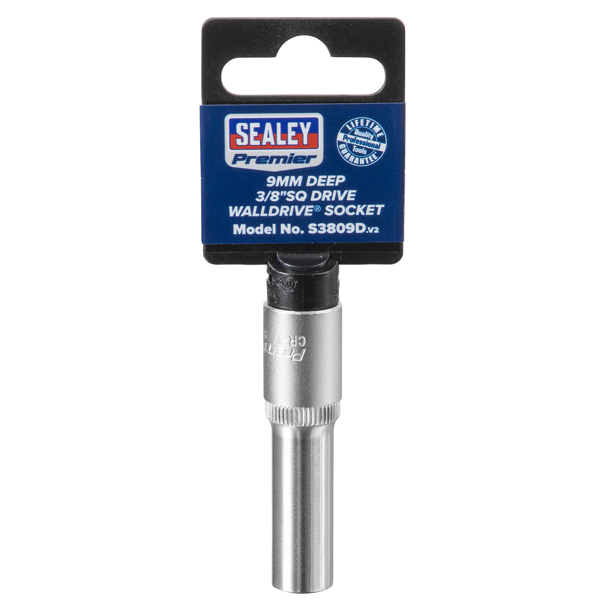 Sealey S3809D WallDrive® Socket 9mm Deep 3/8"Sq Drive