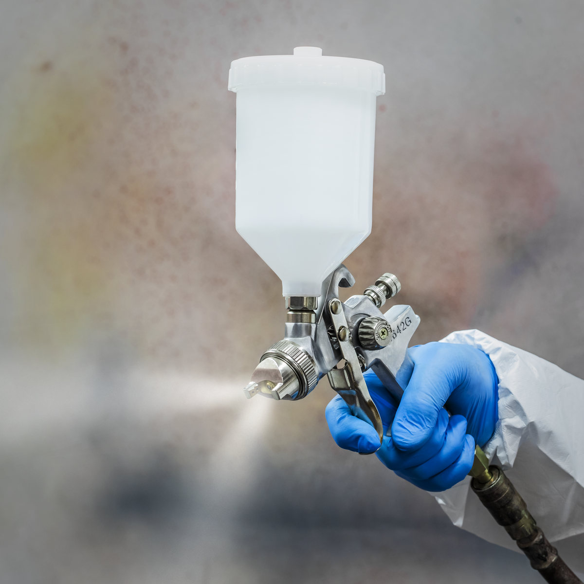 Sealey S642G Spray Gun Gravity Feed 1.8mm Set-Up