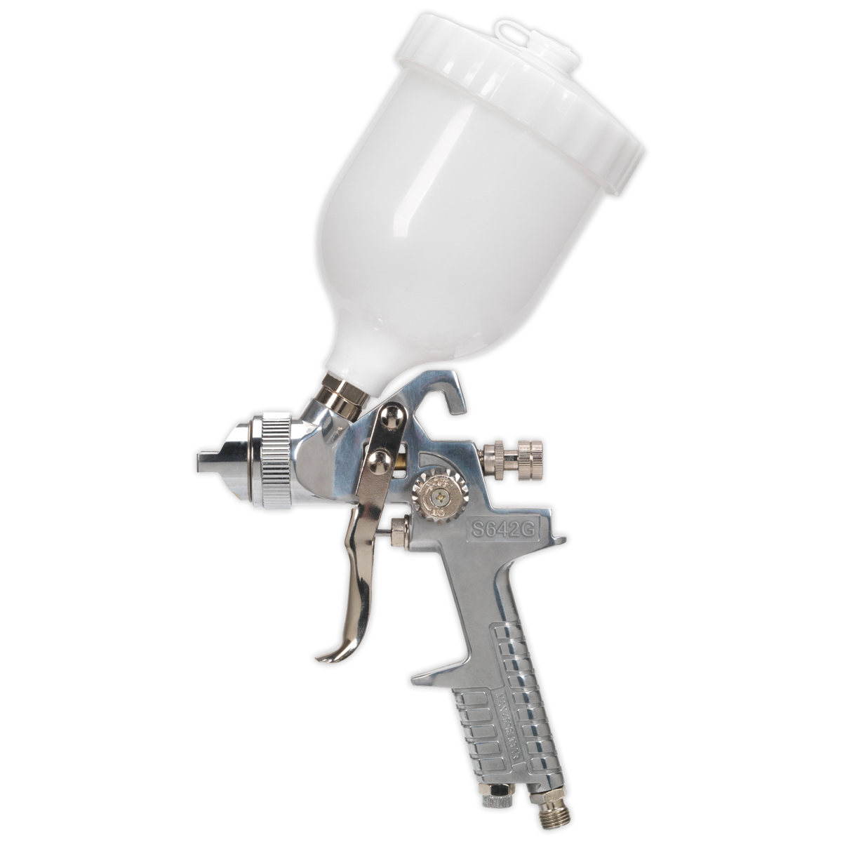 Sealey S642G Spray Gun Gravity Feed 1.8mm Set-Up