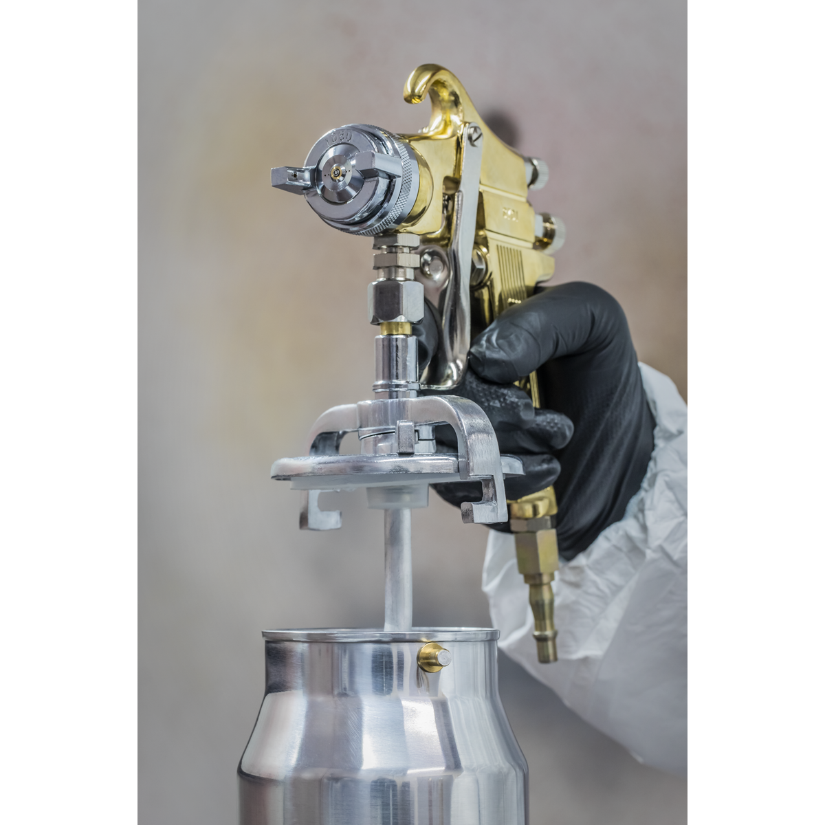 Sealey S701 Spray Gun Professional Suction Feed 1.8mm Set-Up