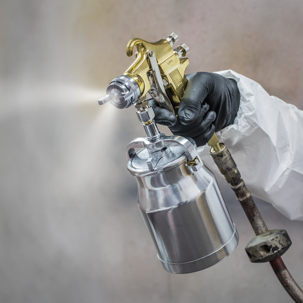 Sealey S701 Spray Gun Professional Suction Feed 1.8mm Set-Up