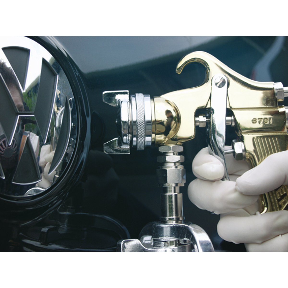 Sealey S701 Spray Gun Professional Suction Feed 1.8mm Set-Up