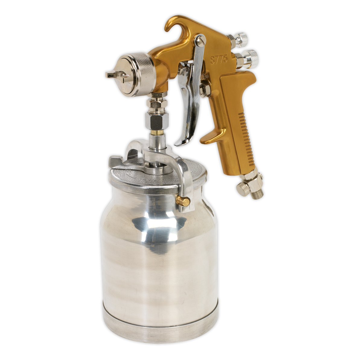 Sealey S775 Siegen Suction Feed Spray Gun 1.7mm Set-Up