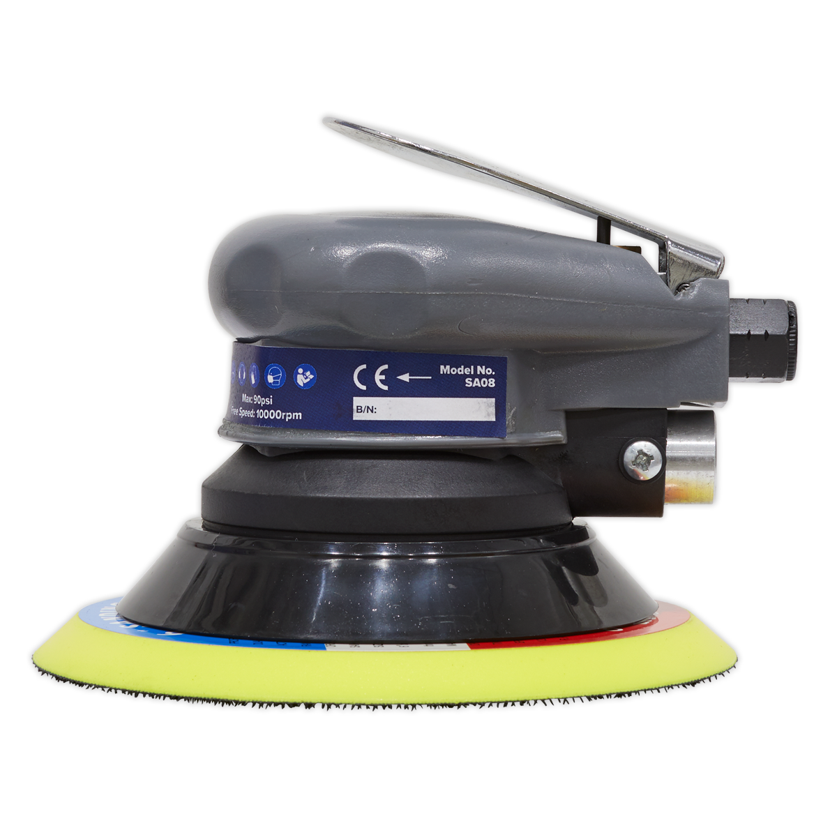 Sealey SA08 Air Palm Orbital Sander 150mm