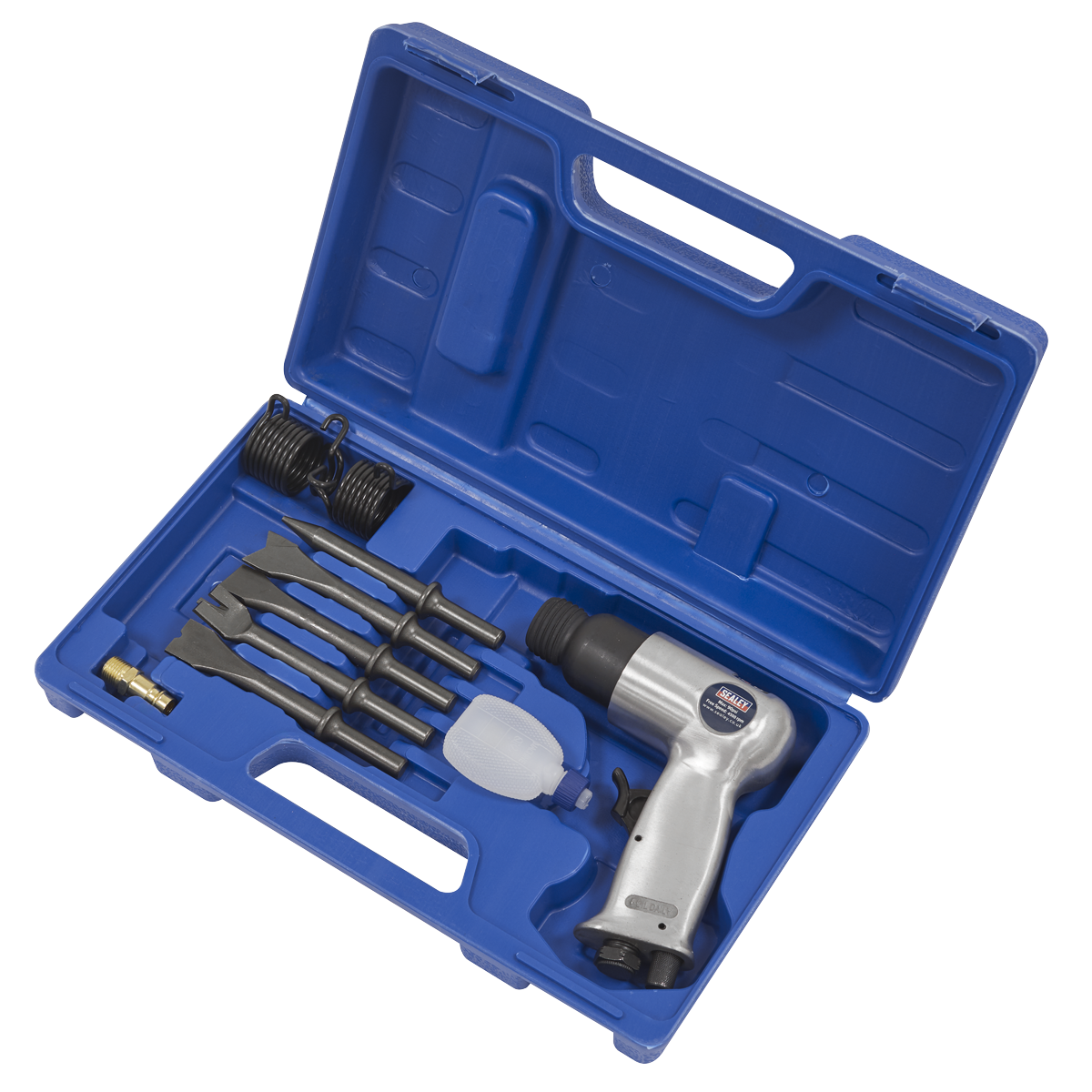 Sealey SA12/S Air Hammer Kit with Chisels Medium Stroke
