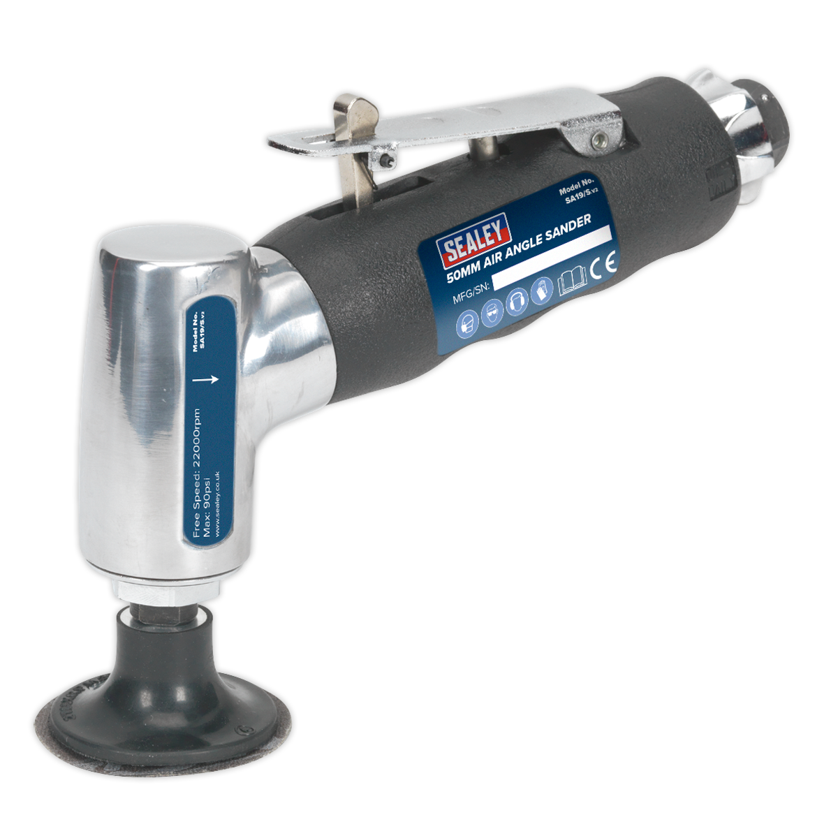 Sealey SA19/S Air Angle Sander Ø50mm