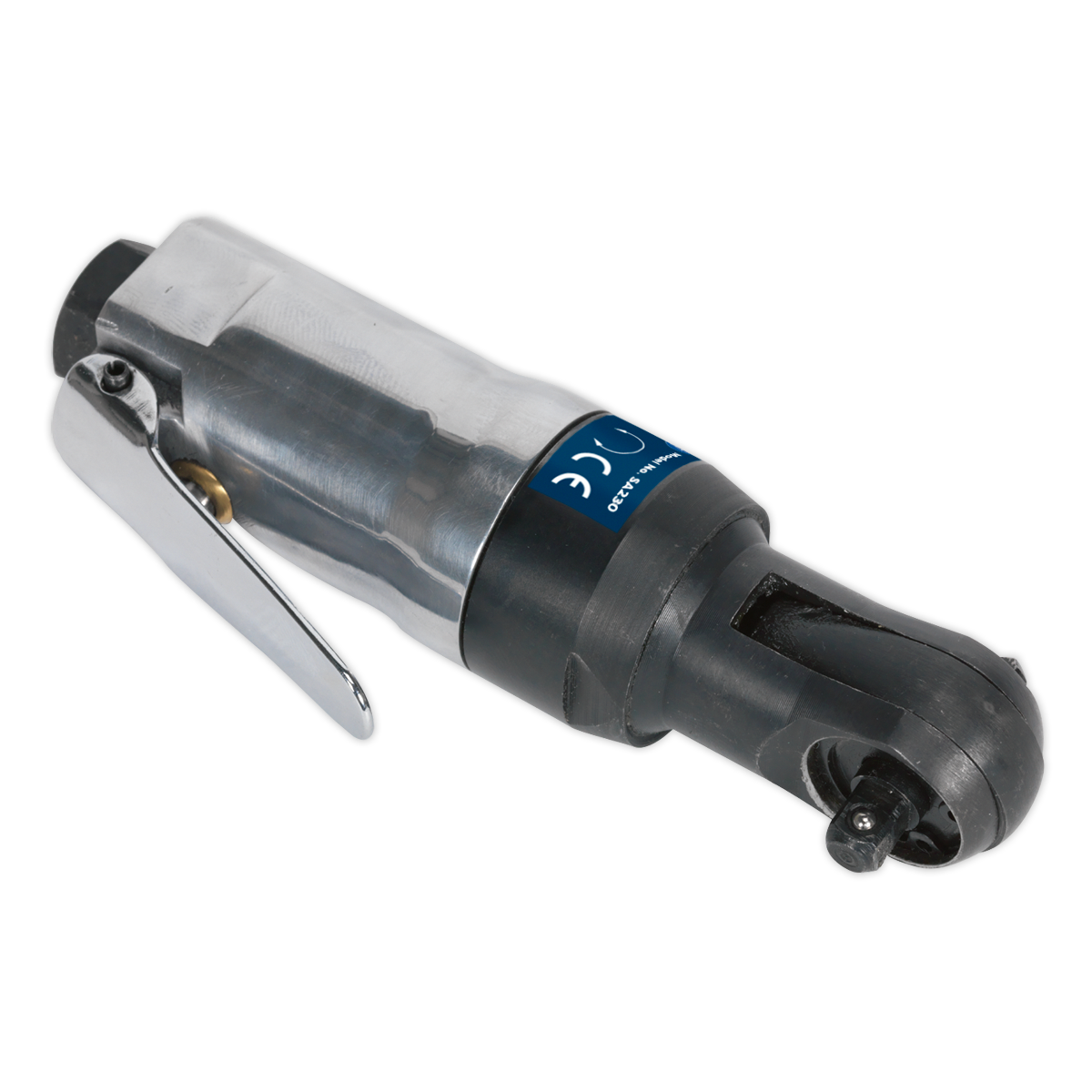 Sealey SA230 Air Ratchet Wrench 1/4"Sq Drive Super Stubby