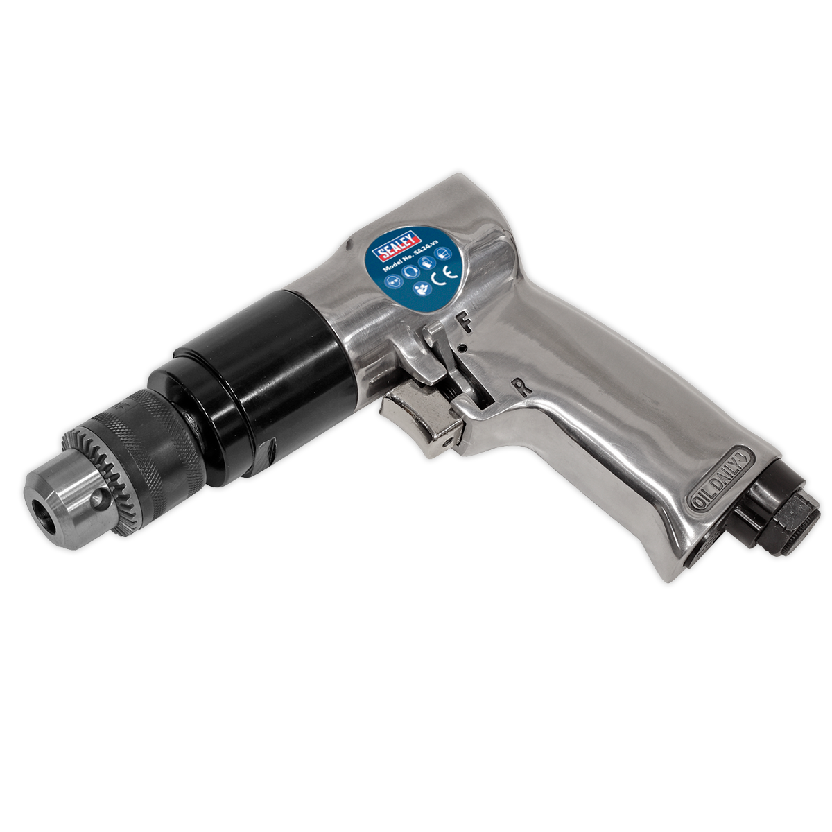 Sealey SA24 Air Drill 10mm 1800rpm Reversible
