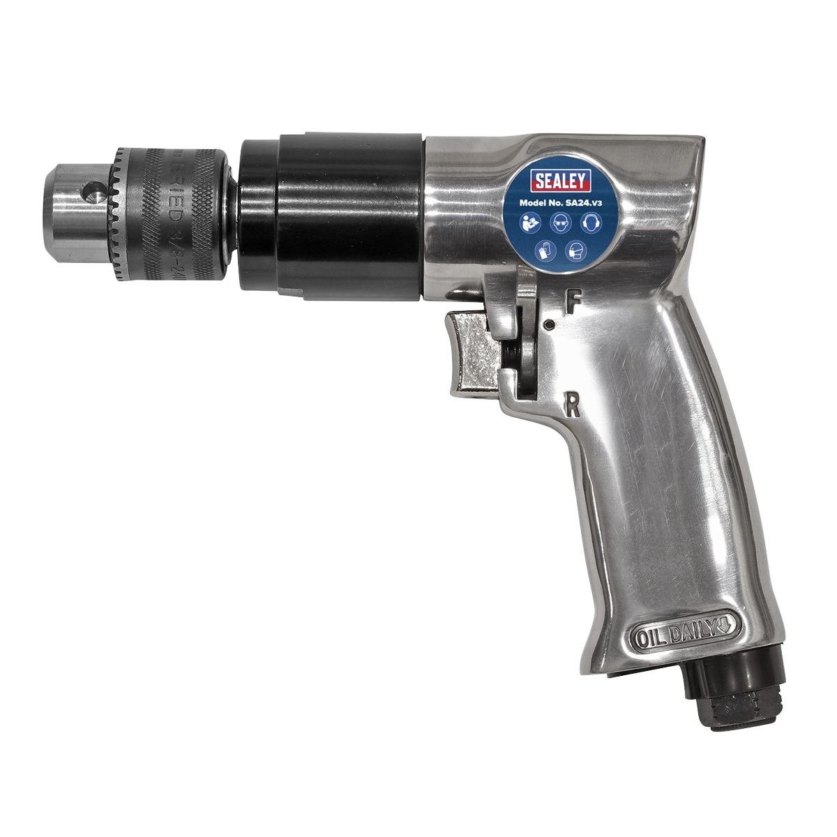 Sealey SA24 Air Drill 10mm 1800rpm Reversible