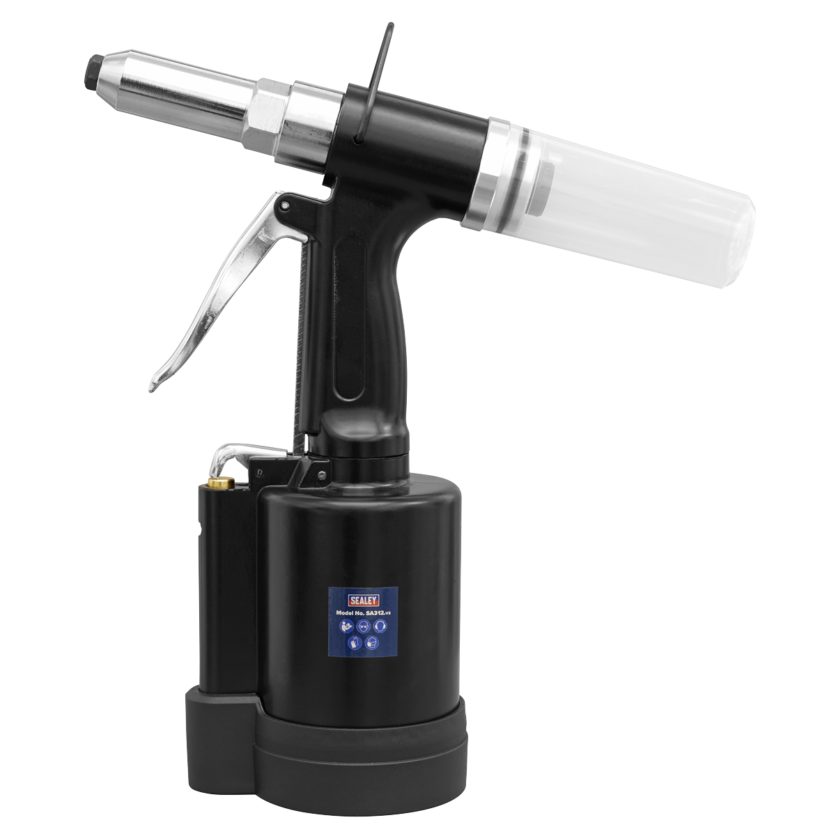 Sealey SA312 Air Riveter 3/16" Steel Aluminium & Stainless Steel Rivets