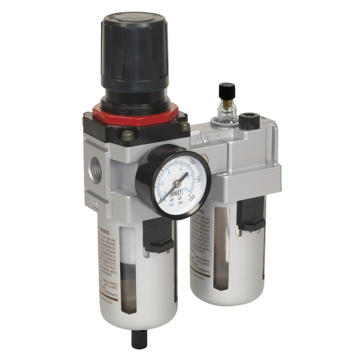 Sealey SA4001 Air Filter/Regulator/Lubricator - High Flow