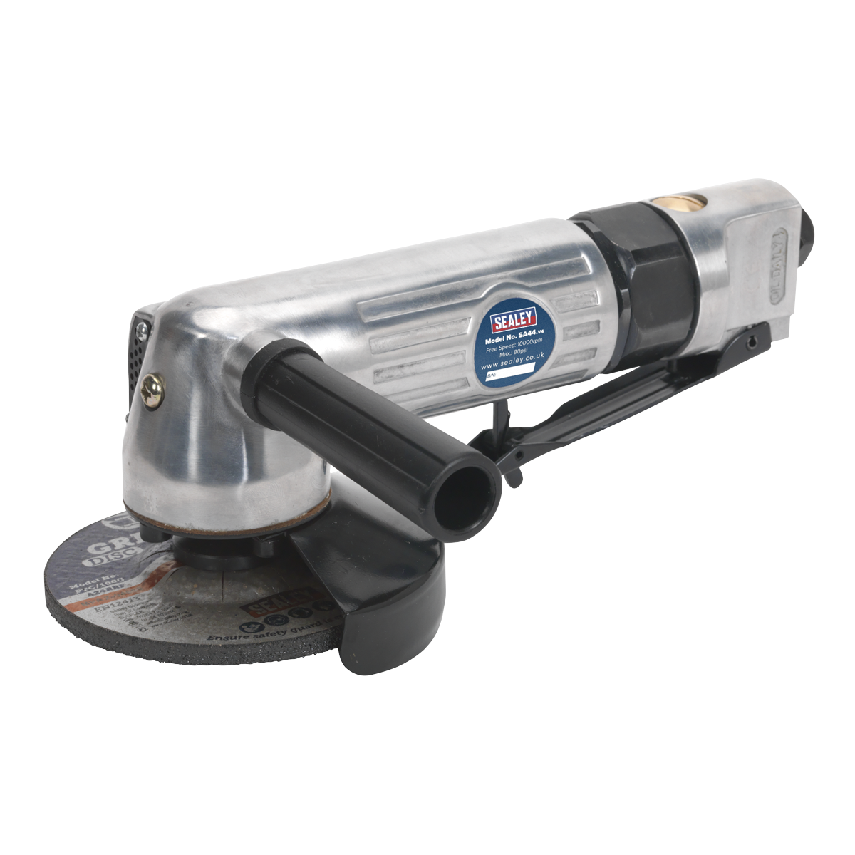 Sealey SA44 Air Angle Grinder 100mm Heavy-Duty