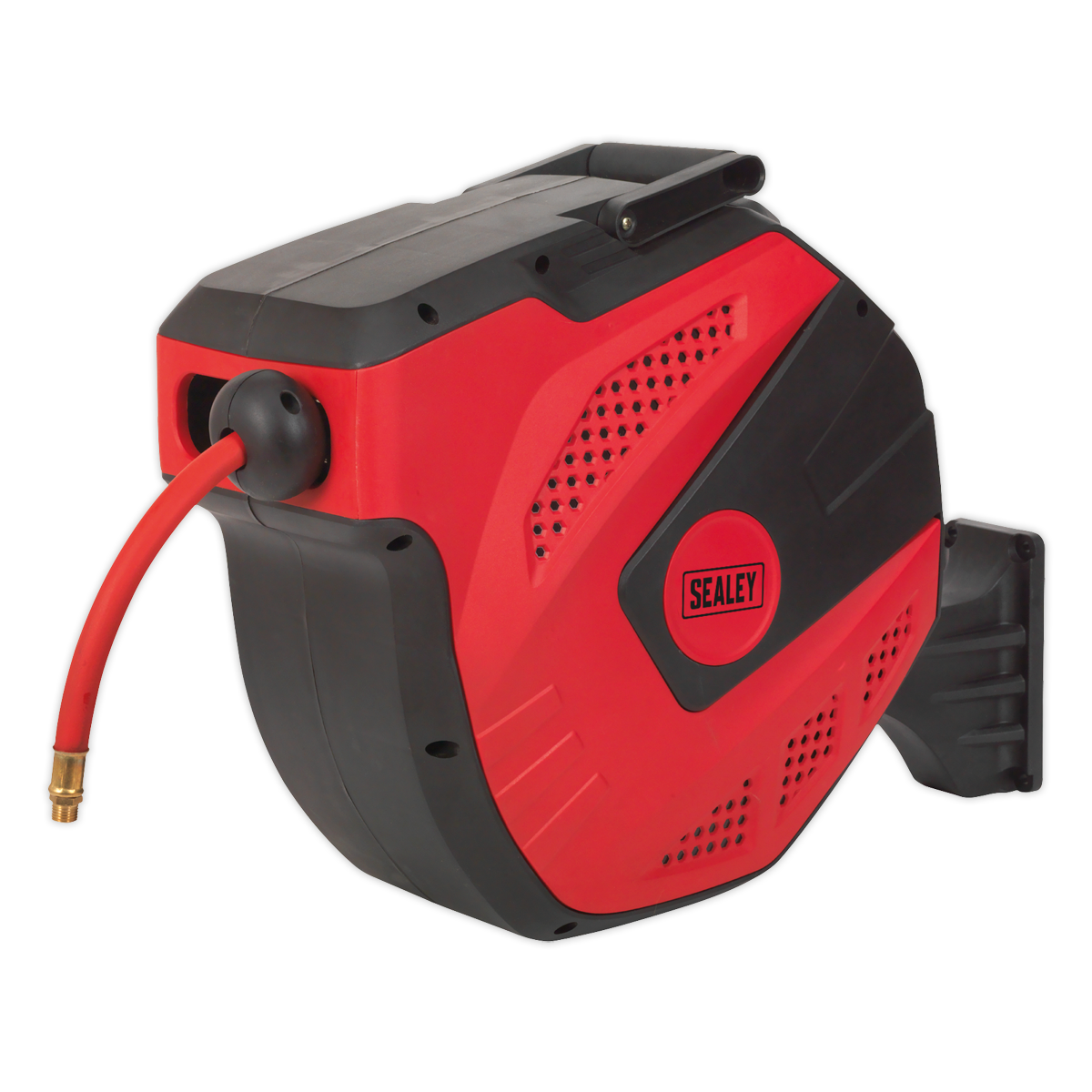 Sealey SA822 Air Hose Reel Auto-Rewind Control 15m Ø10mm ID - Rubber Hose