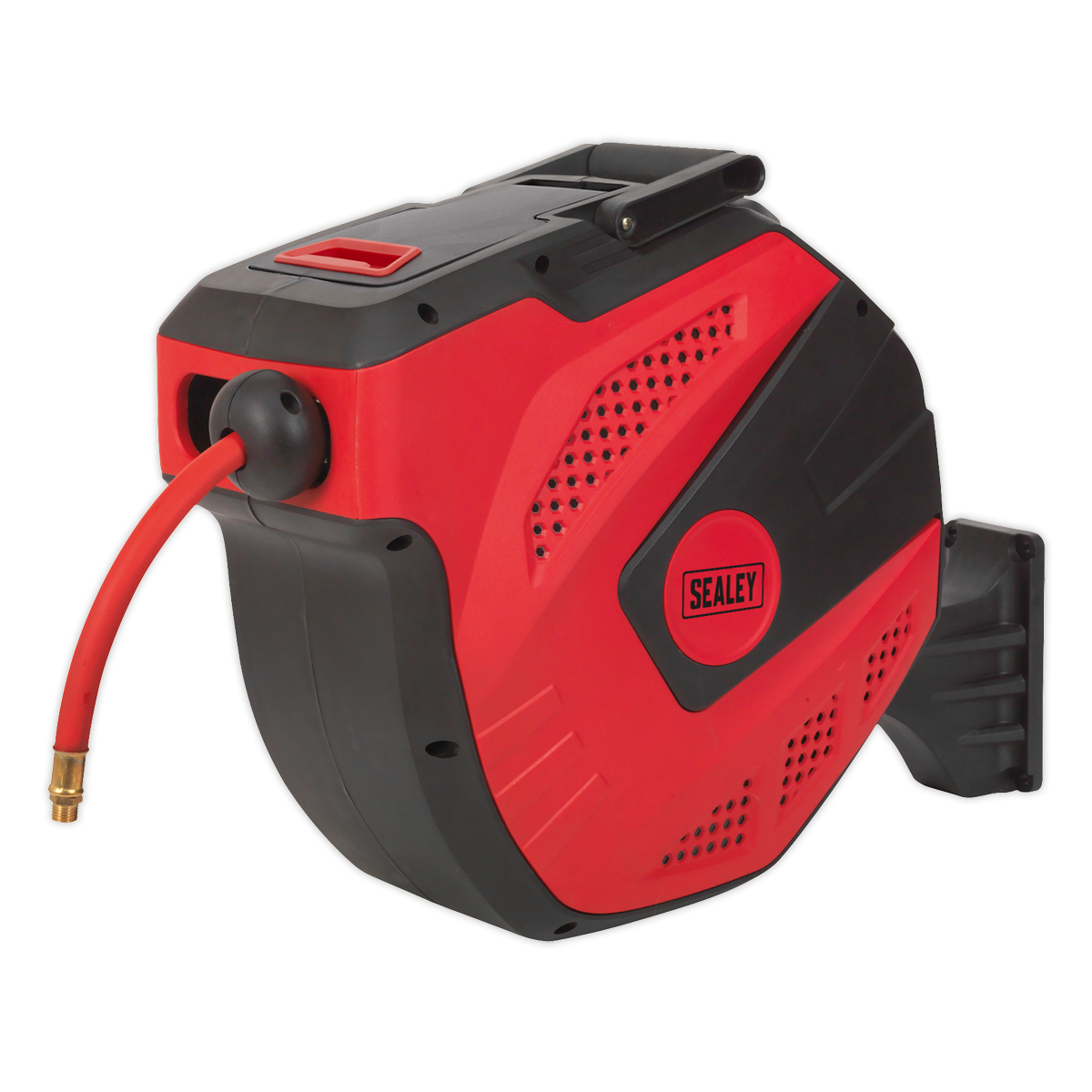 Sealey SA823 Air Hose Reel Auto-Rewind Control 20m Ø10mm ID - Rubber Hose