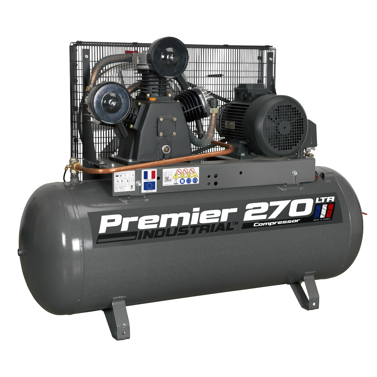 Sealey SAC32775B Air Compressor 270L Belt Drive 7.5hp 3ph