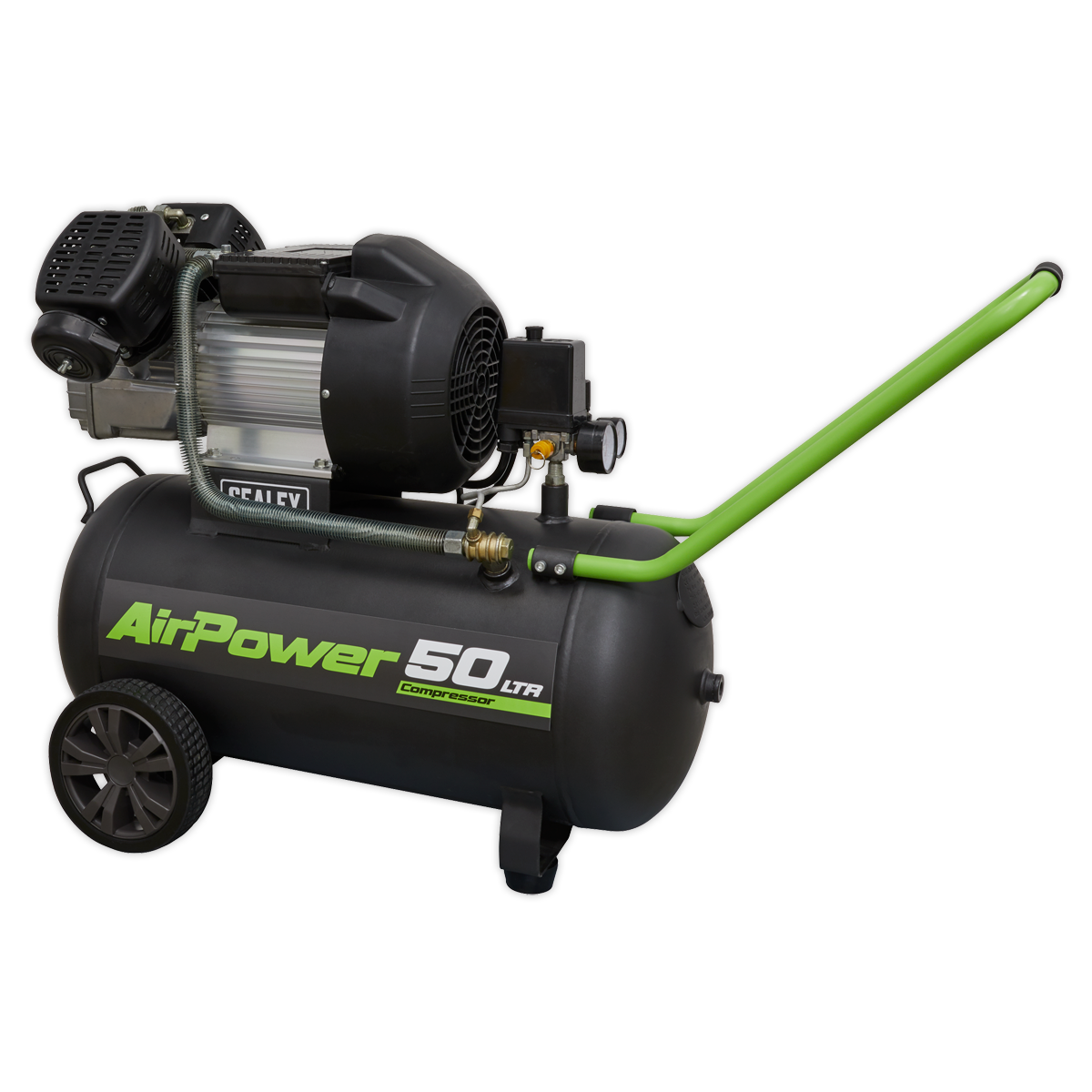 Sealey SAC5030VE Compressor 50L V-Twin Direct Drive 3hp