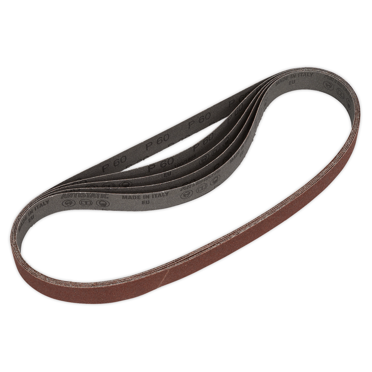 Sealey SB0020 Sanding Belt 25 x 762mm 60Grit Pack of 5