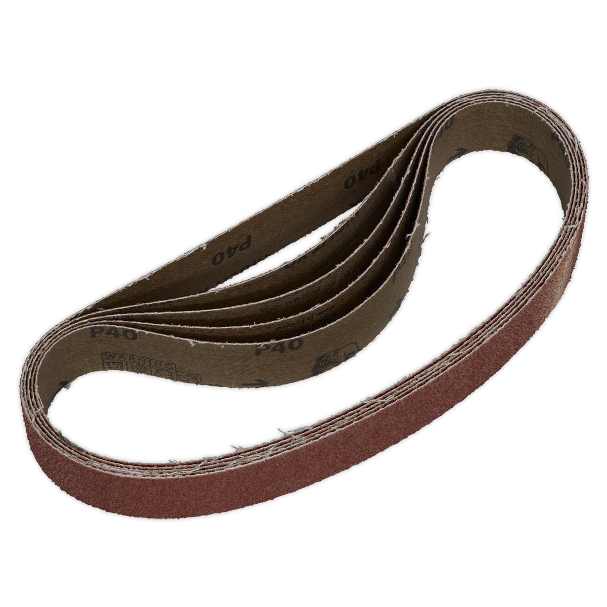 Sealey SB009 Sanding Belt 30 x 540mm 40Grit Pack of 5