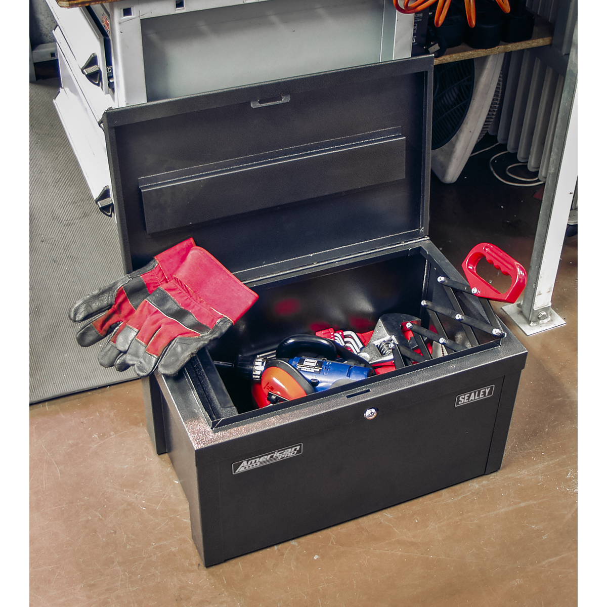 Sealey SB565 Steel Storage Chest 565 x 350 x 320mm