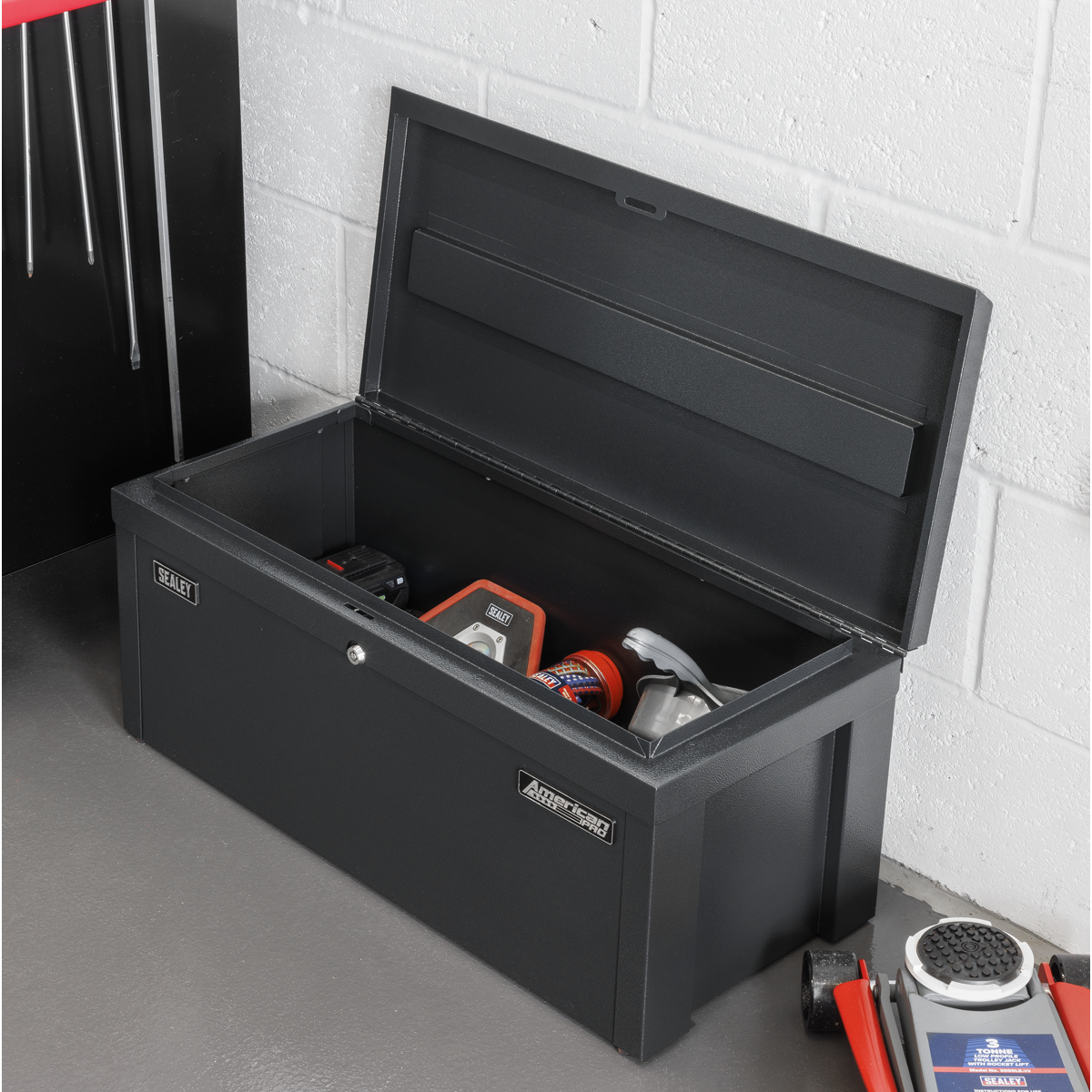 Sealey SB765 Steel Storage Chest 765 x 350 x 320mm