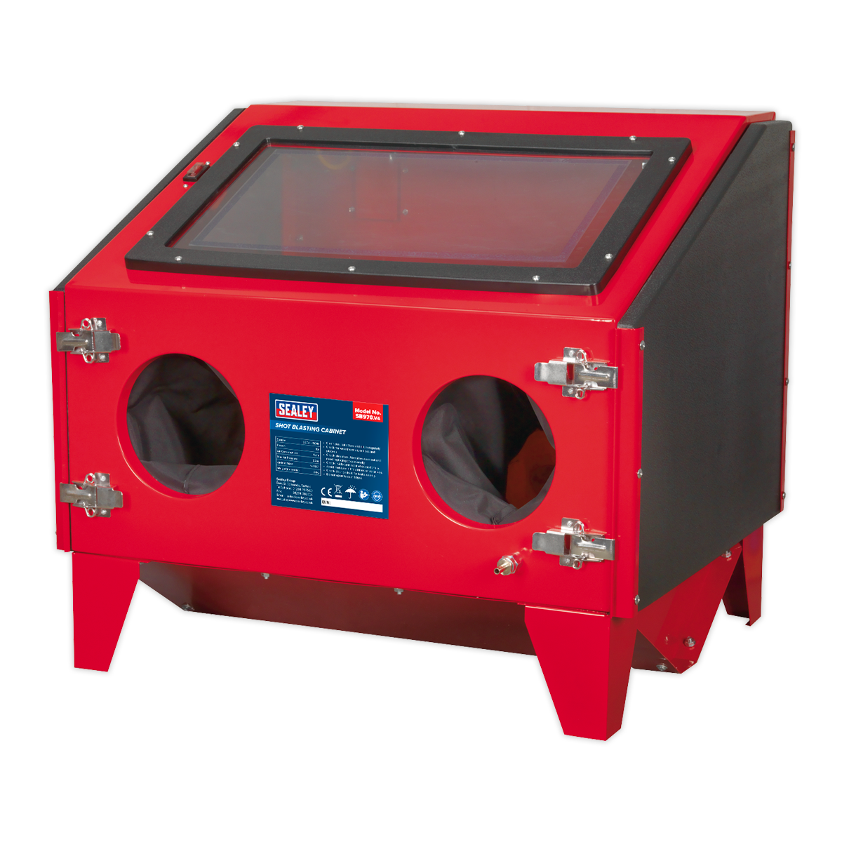 Sealey SB970 Shot Blasting Cabinet Double Access 695 x 580 x 625mm