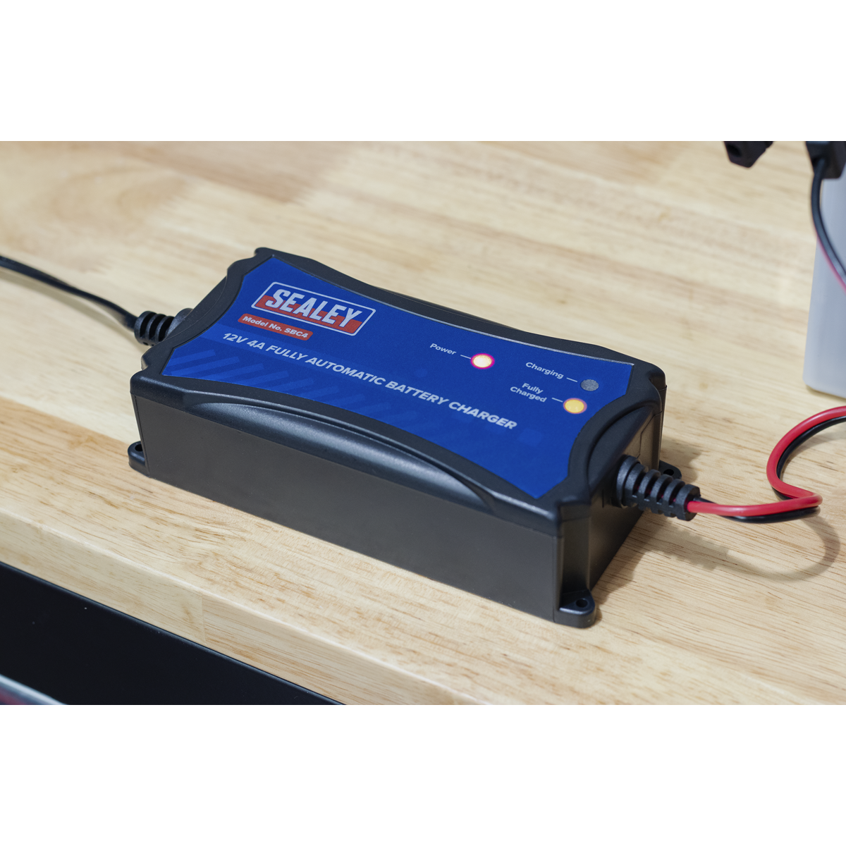 Sealey SBC4 Battery Charger 12V 4A Fully Automatic