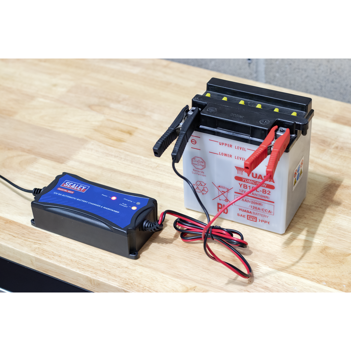 Sealey SBC6 Battery Charger 12V 6A Fully Automatic