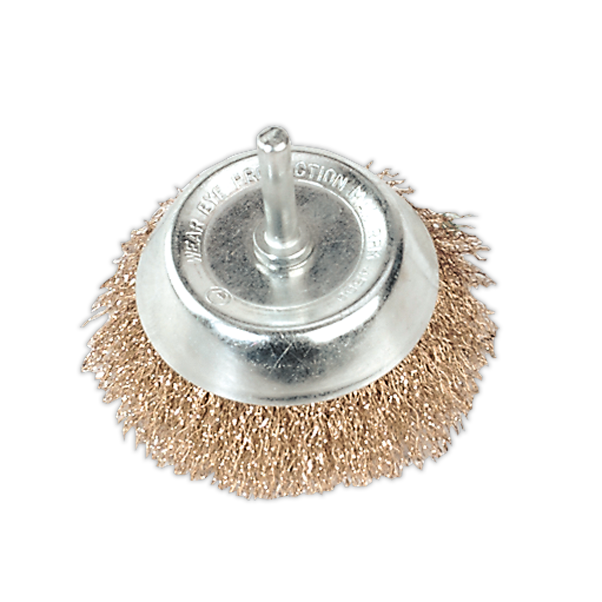 Sealey SCB75 Wire Cup Brush Ø75mm with 6mm Shaft