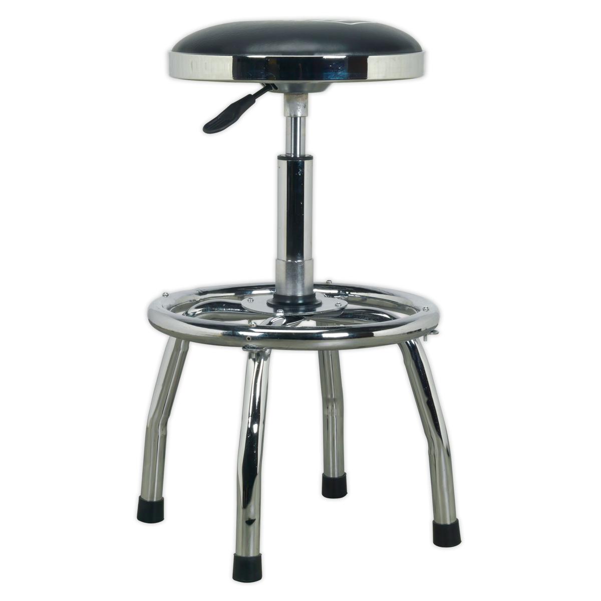 Sealey SCR17 Workshop Stool Heavy-Duty Pneumatic with Adjustable Height Swivel Seat