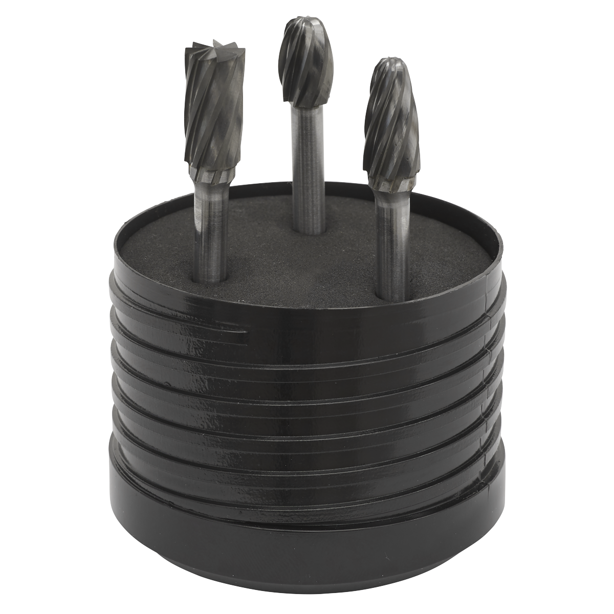 Sealey SDBCK3 Tungsten Carbide Rotary Burr Set 3pc Ripper/Coarse