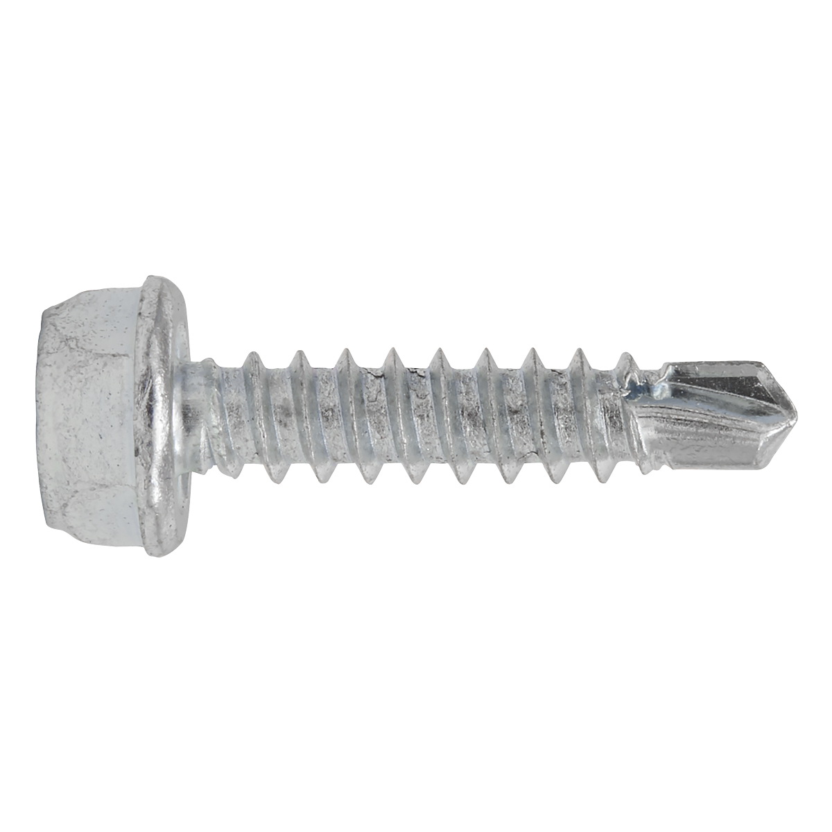 Sealey SDHX4219 Self Drilling Screw 4.2 x 19mm Hex Head Zinc Pack of 100