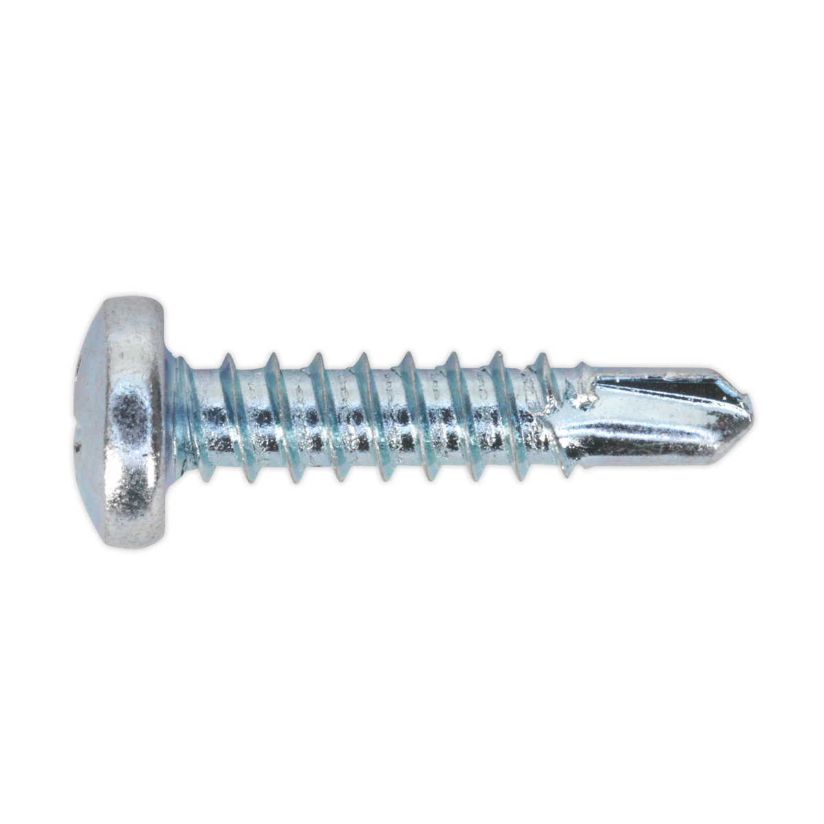 Sealey SDPH4219 Self Drilling Screw 4.2 x 19mm Pan Head Phillips Zinc Pack of 100