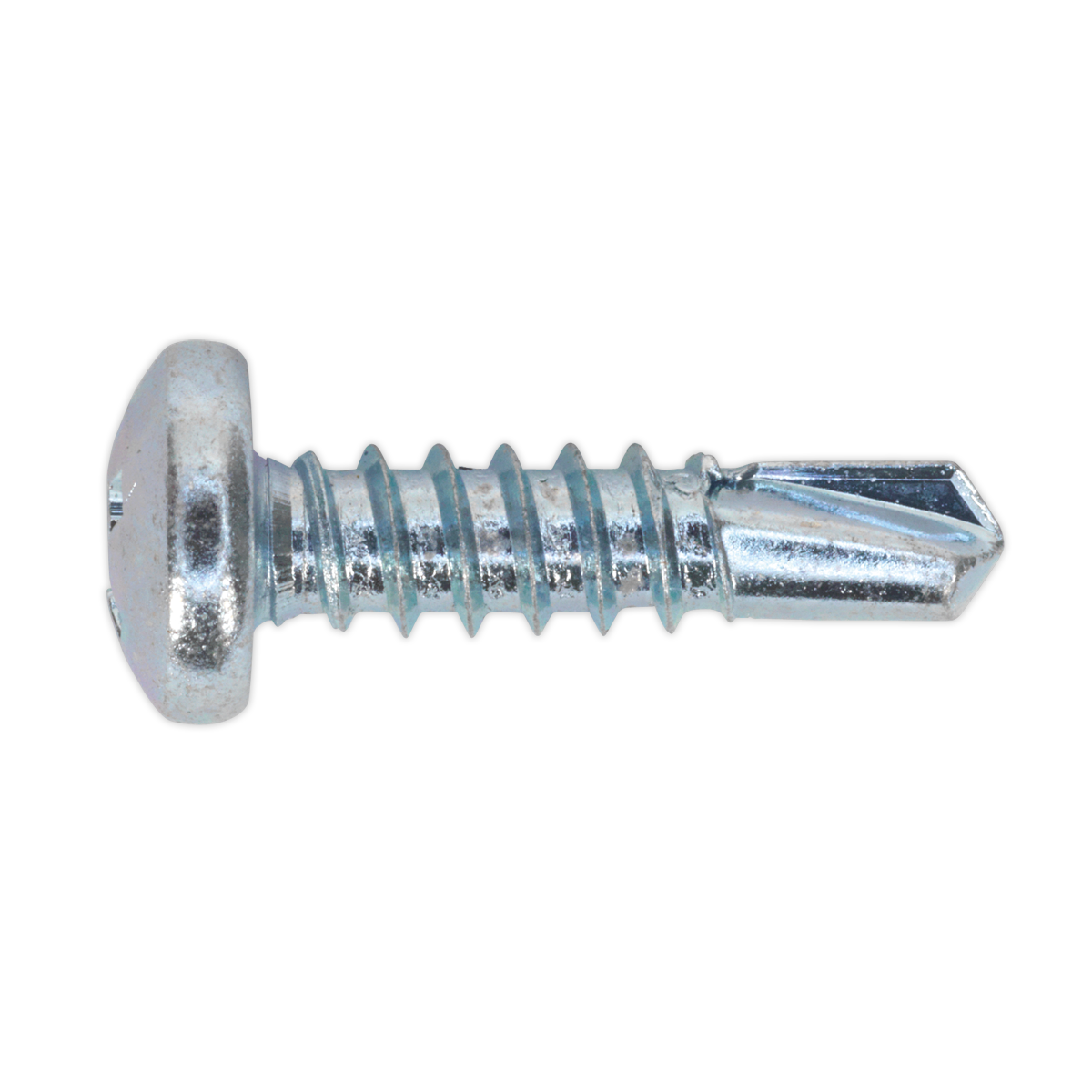 Sealey SDPH4819 Self Drilling Screw 4.8 x 19mm Pan Head Phillips Zinc Pack of 100