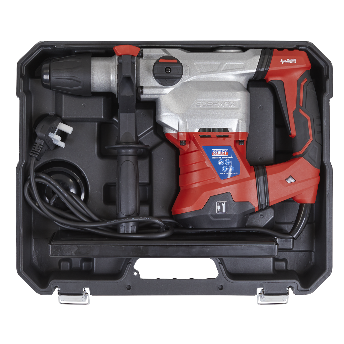 Sealey SDSMAX40 Rotary Hammer Drill SDS MAX 40mm 1500W/230V