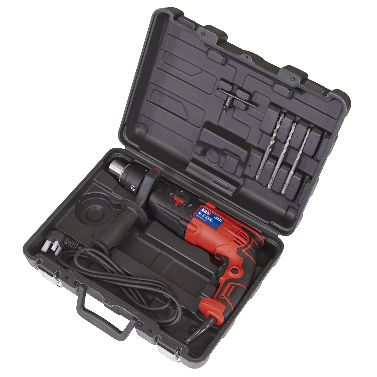 Sealey SDSPLUS18 Rotary Hammer Drill SDS Plus 18mm 750W/230V