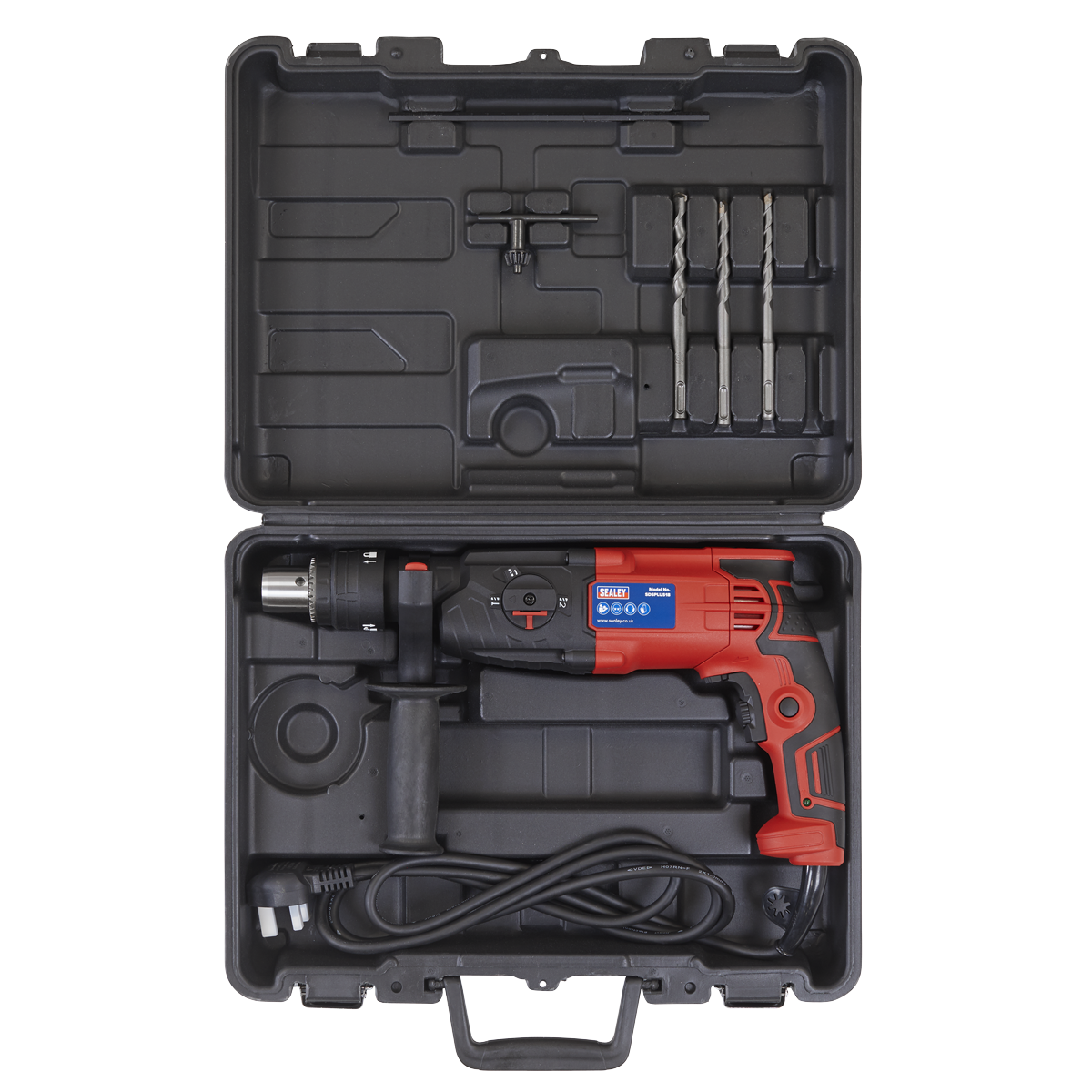 Sealey SDSPLUS18 Rotary Hammer Drill SDS Plus 18mm 750W/230V