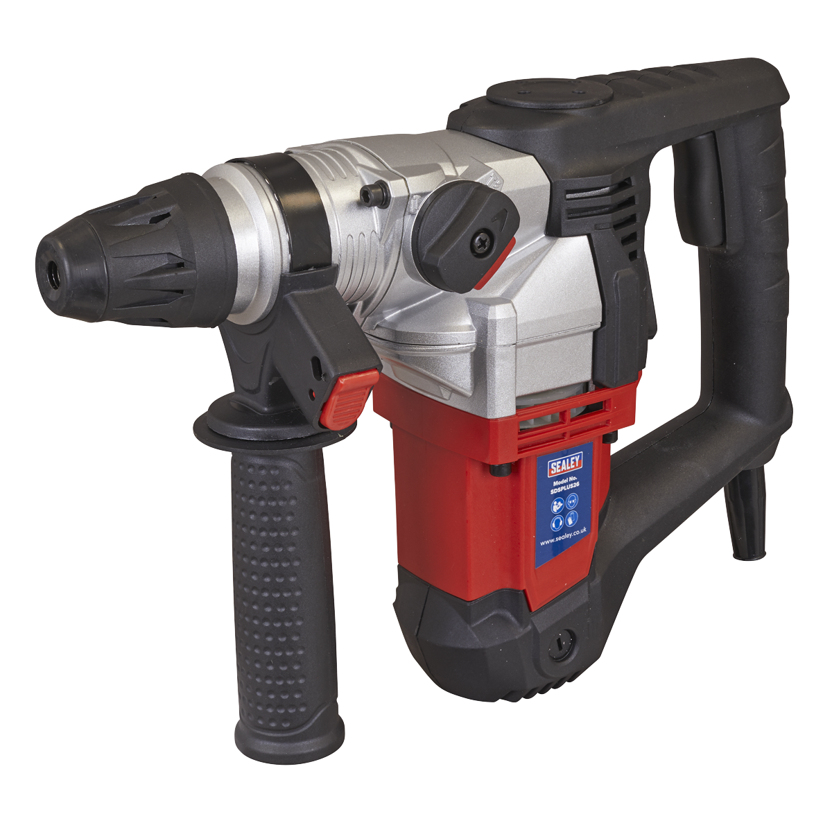 Sealey SDSPLUS26 Rotary Hammer Drill SDS Plus 26mm 900W/230V
