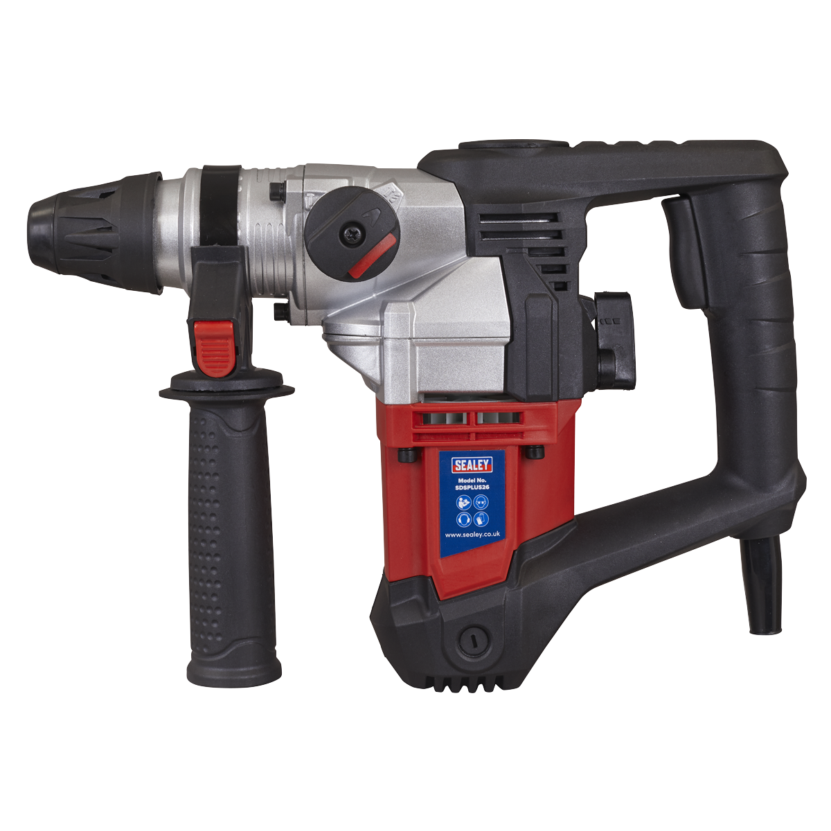 Sealey SDSPLUS26 Rotary Hammer Drill SDS Plus 26mm 900W/230V