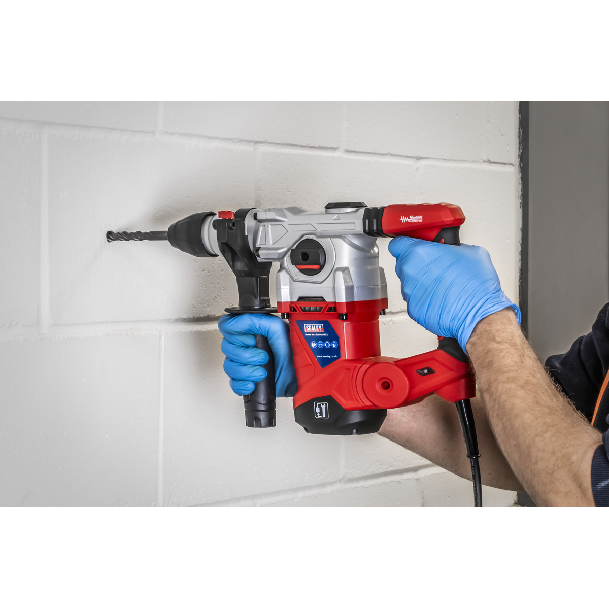 Sealey SDSPLUS32 Rotary Hammer Drill SDS Plus 32mm 1500W/230V