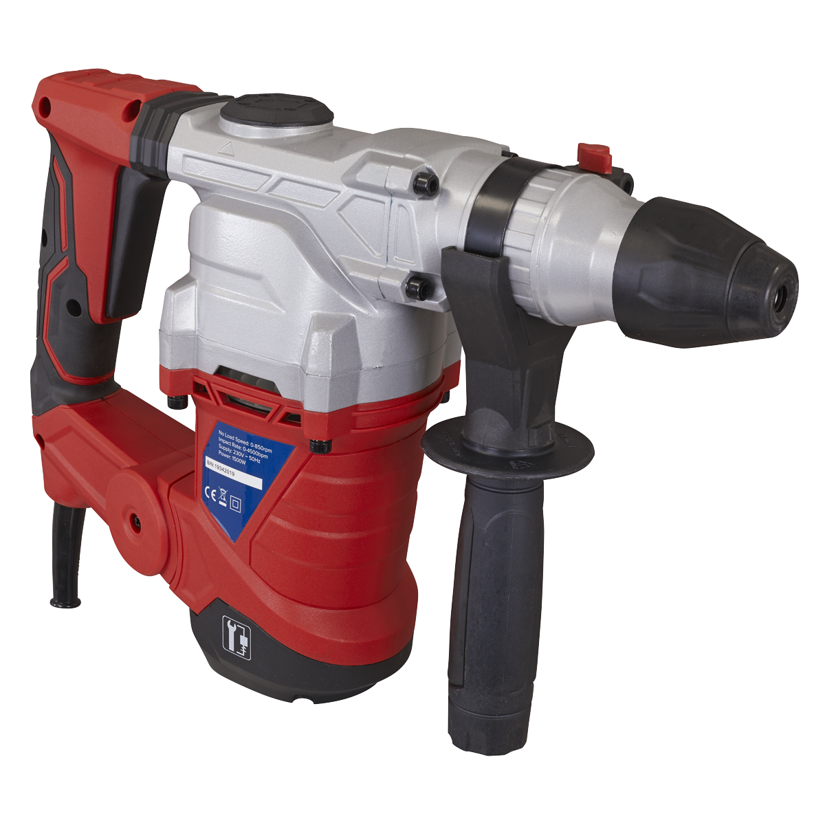 Sealey SDSPLUS32 Rotary Hammer Drill SDS Plus 32mm 1500W/230V