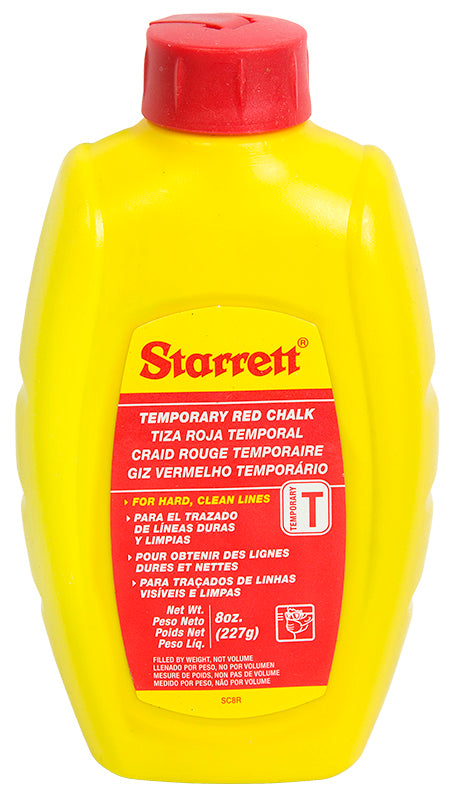 Starrett SC8R 230g (8oz) Temporary Red Chalk