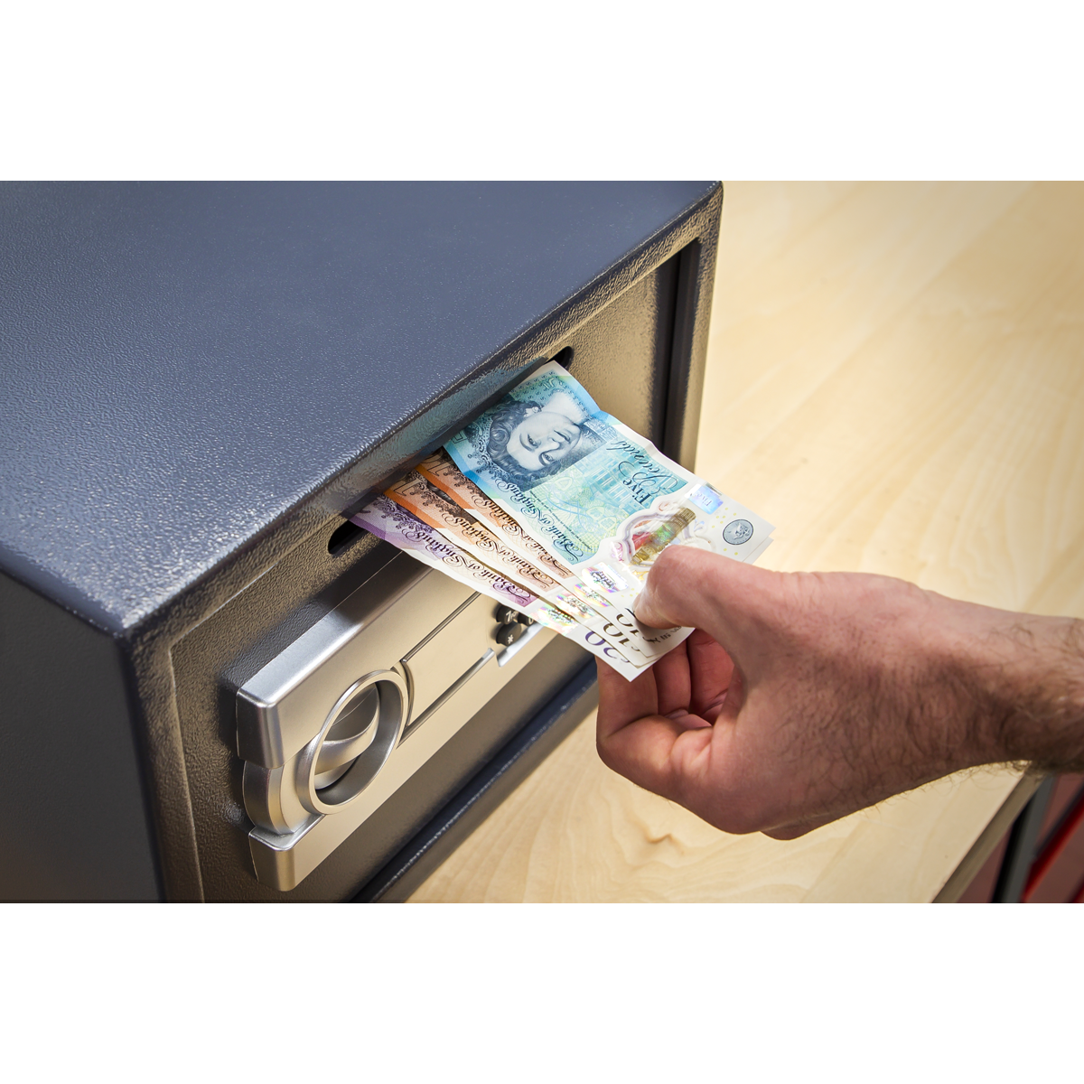 Sealey SECS01DS Electronic Combination Security Safe with Deposit Slot 350 x 250 x 250mm