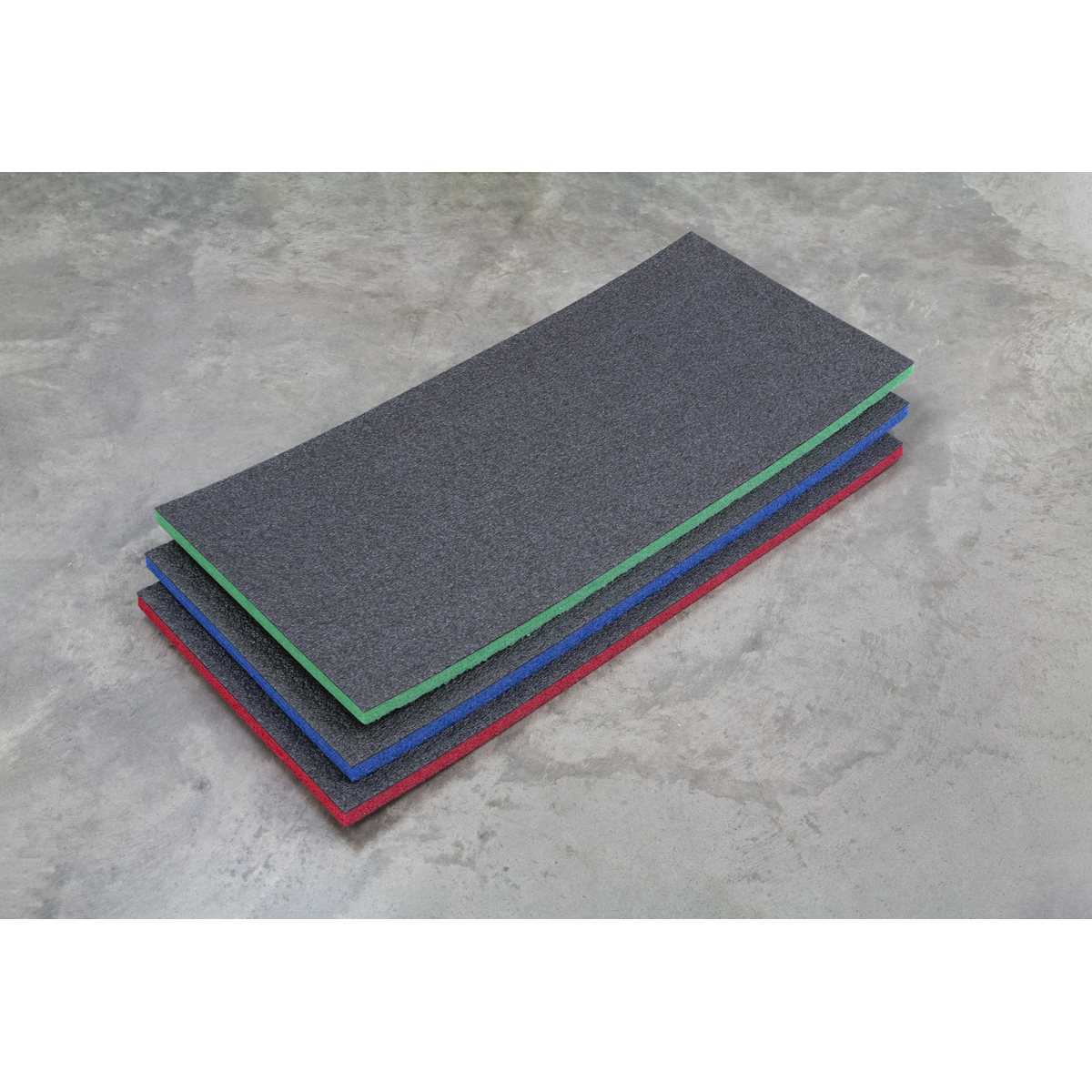 Sealey SF30G Easy Peel Shadow Foam® Green/Black 1200 x 550 x 30mm