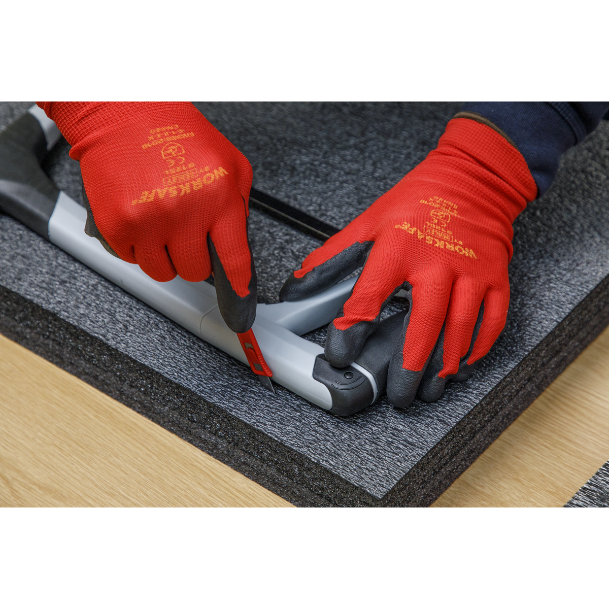 Sealey SF50BK Easy Peel Shadow Foam 1200 x 550 x 50mm - Black/Black