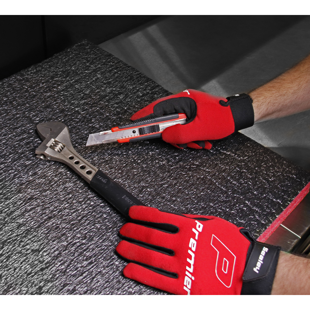Sealey SF30R Easy Peel Shadow Foam® Red/Black 1200 x 550 x 30mm
