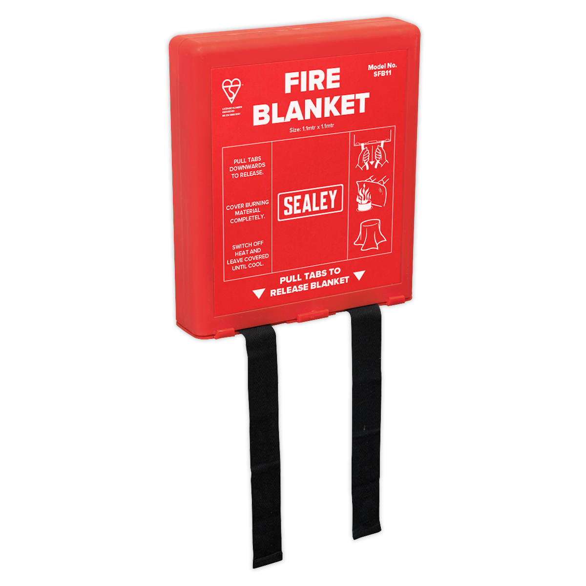 Sealey SFB11 Fire Blanket 1.1 x 1.1m