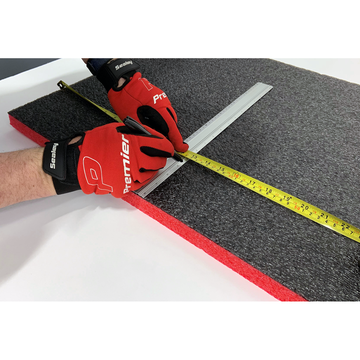 Sealey SFPK30R Easy Peel Shadow Foam® Red/Black 30mm - Pack of 3
