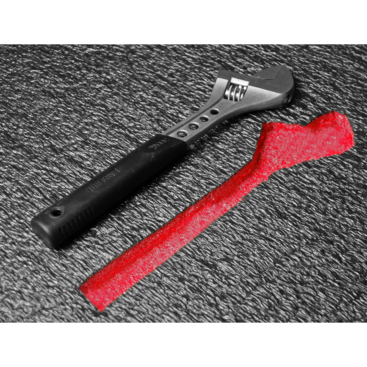 Sealey SFPK50R Easy Peel Shadow Foam® Red/Black 50mm - Pack of 3