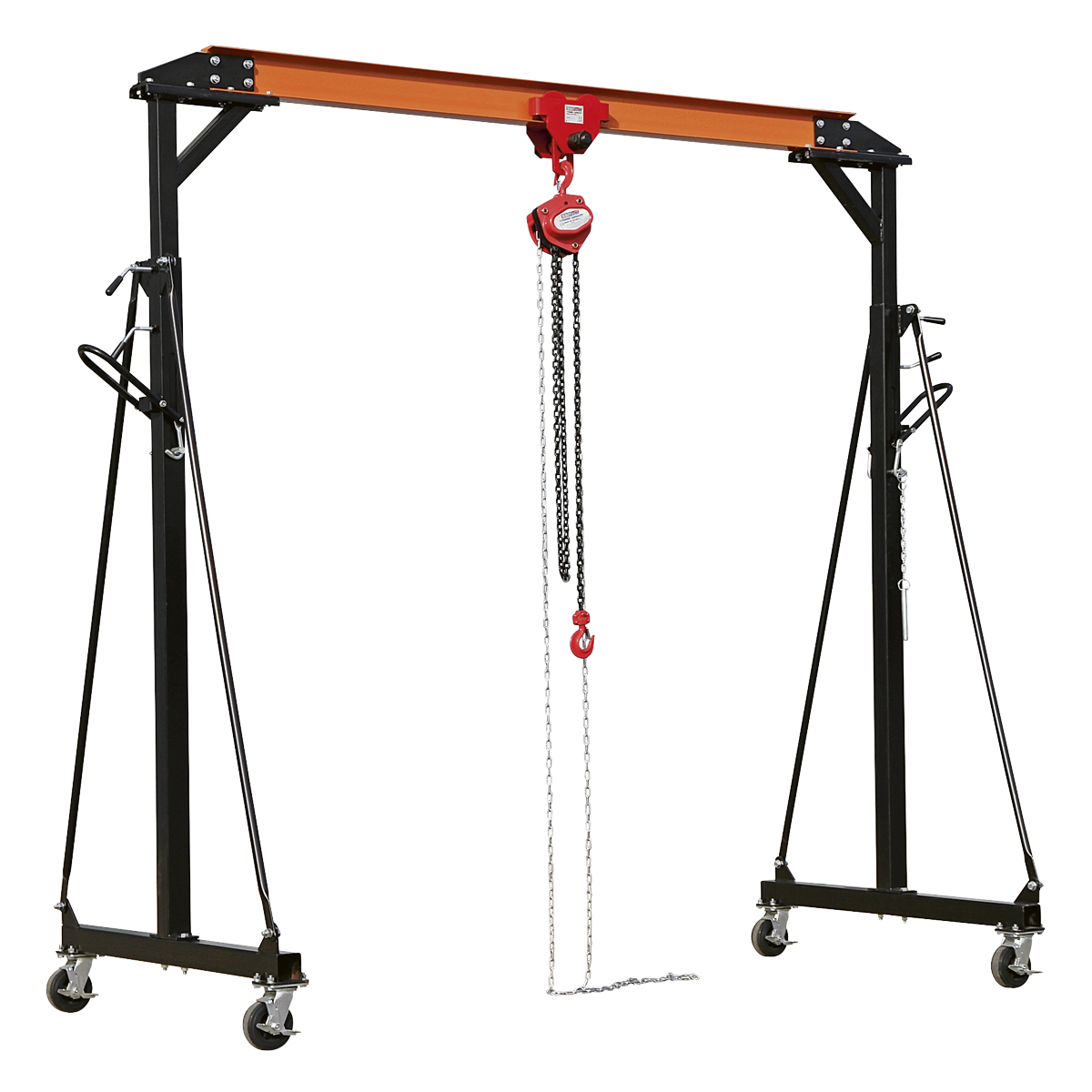 Sealey SG1000KIT Portable Gantry Crane Adjustable 1 Tonne Combo