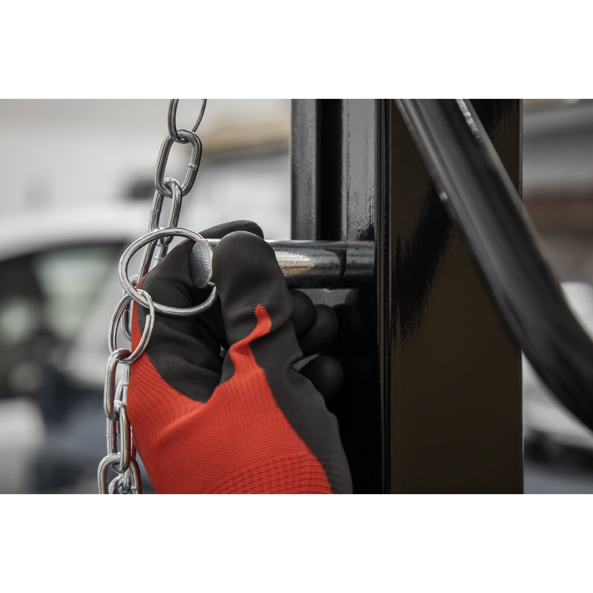 Sealey Portable Lifting Gantry Crane Adjustable 0.5 Tonne